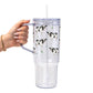 Cow Print Glass Cups