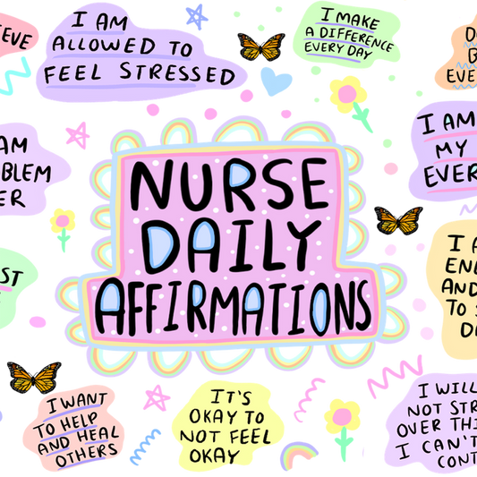 Nurse Daily Affirmations Glass Cups