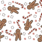 Christmas Gingerbread Candy Glass Cups