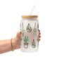Botanical Greenery Plant Lover Glass Cups