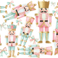 Pink Nutcracker Christmas Glass Cups