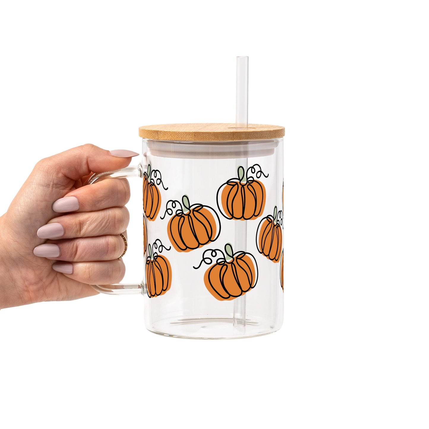Pumpkin Patch Glass Cups