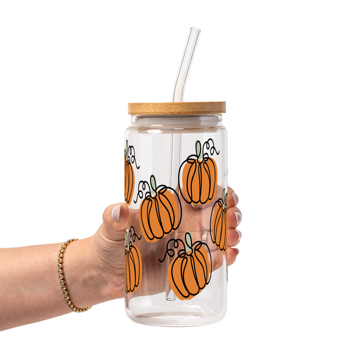 Pumpkin Patch Glass Cups