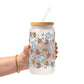 Spring Umbrella Aesthetic Glass Cups