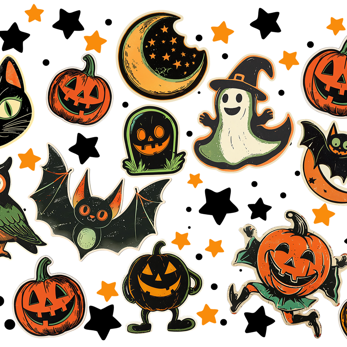 Retrocore Halloween Glass Cups