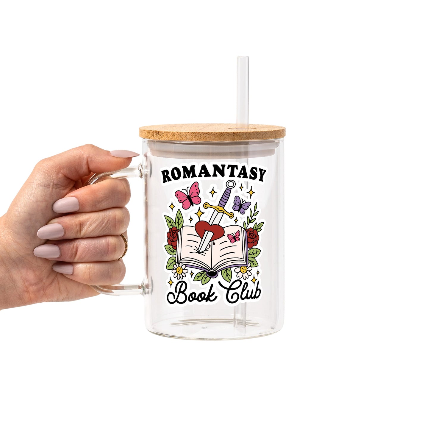Romantasy Book Club Glass Cups
