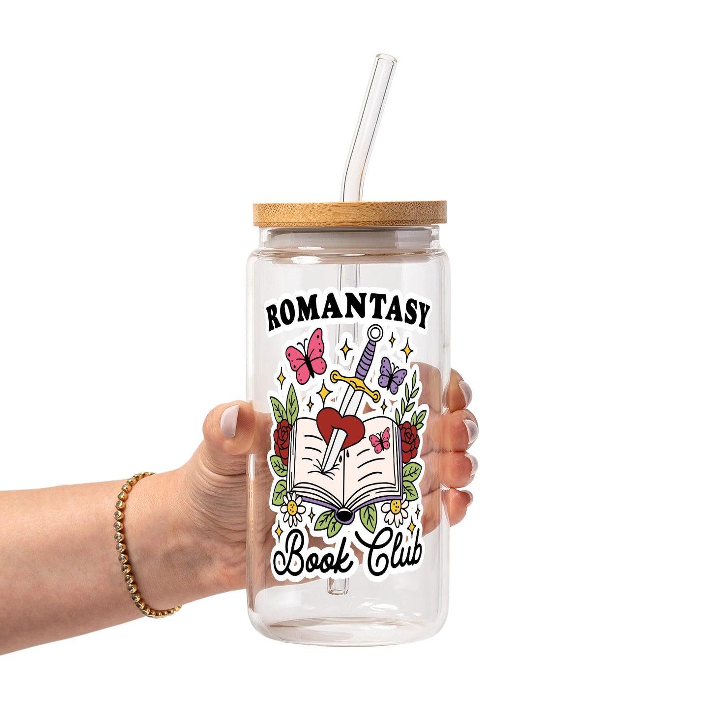 Romantasy Book Club Glass Cups