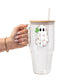 Shamrock Ghostie Glass Cups