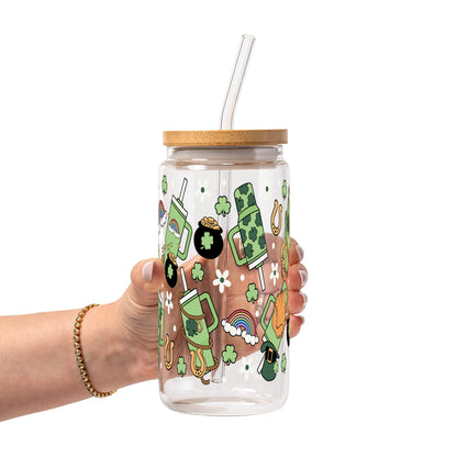 St. Patrick's Day Inspired Glass Cups