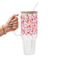 Coquette Valentine Glass Cups