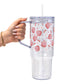 Valentine's Day Heart Cakes Glass Cups