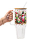 Holiday Snowman Glass Cups