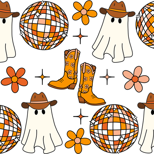Vasos de cristal Western Disco Ghost