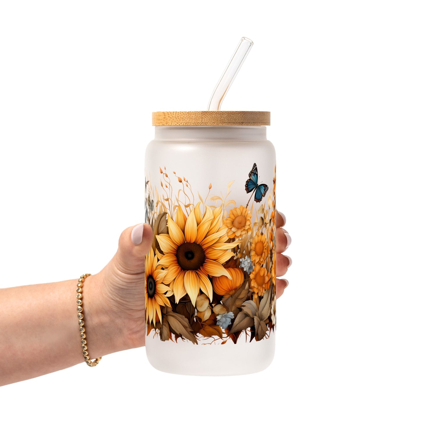 Sunflower Glass Cups