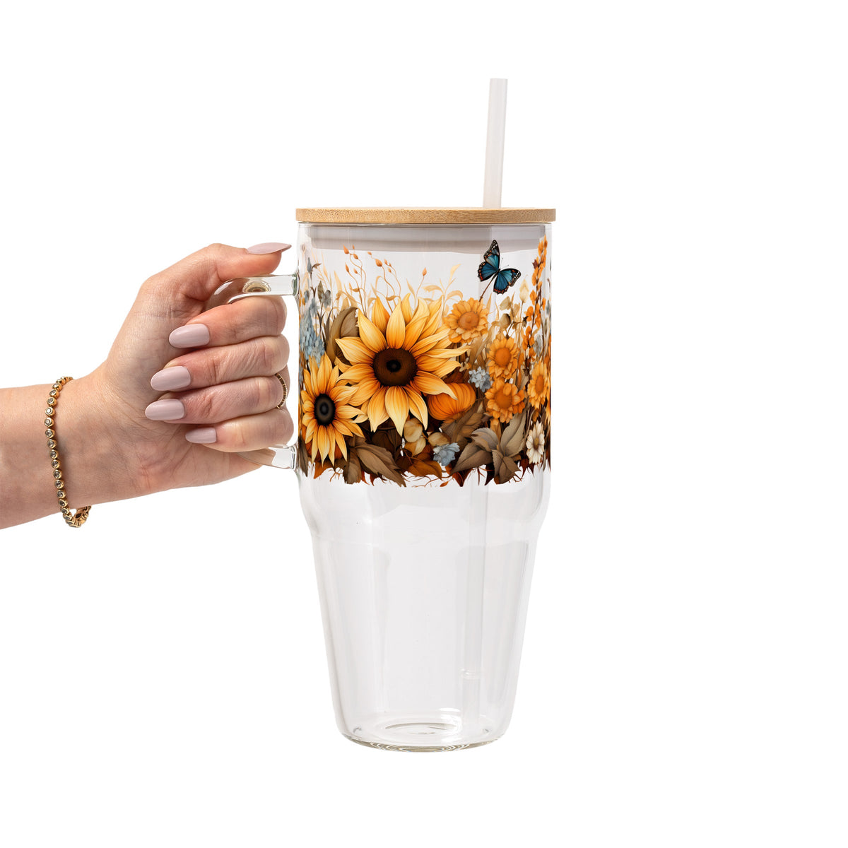 Sunflower Glass Cups