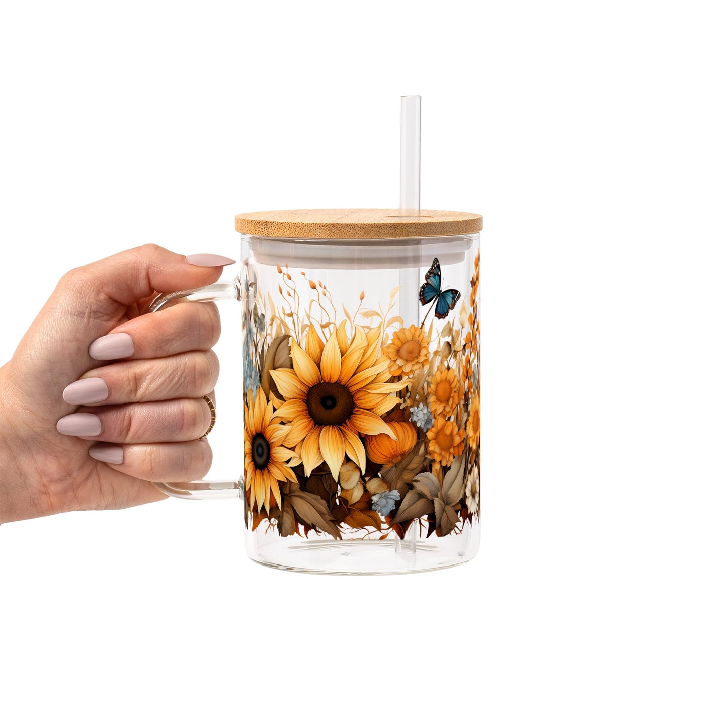 Sunflower Glass Cups