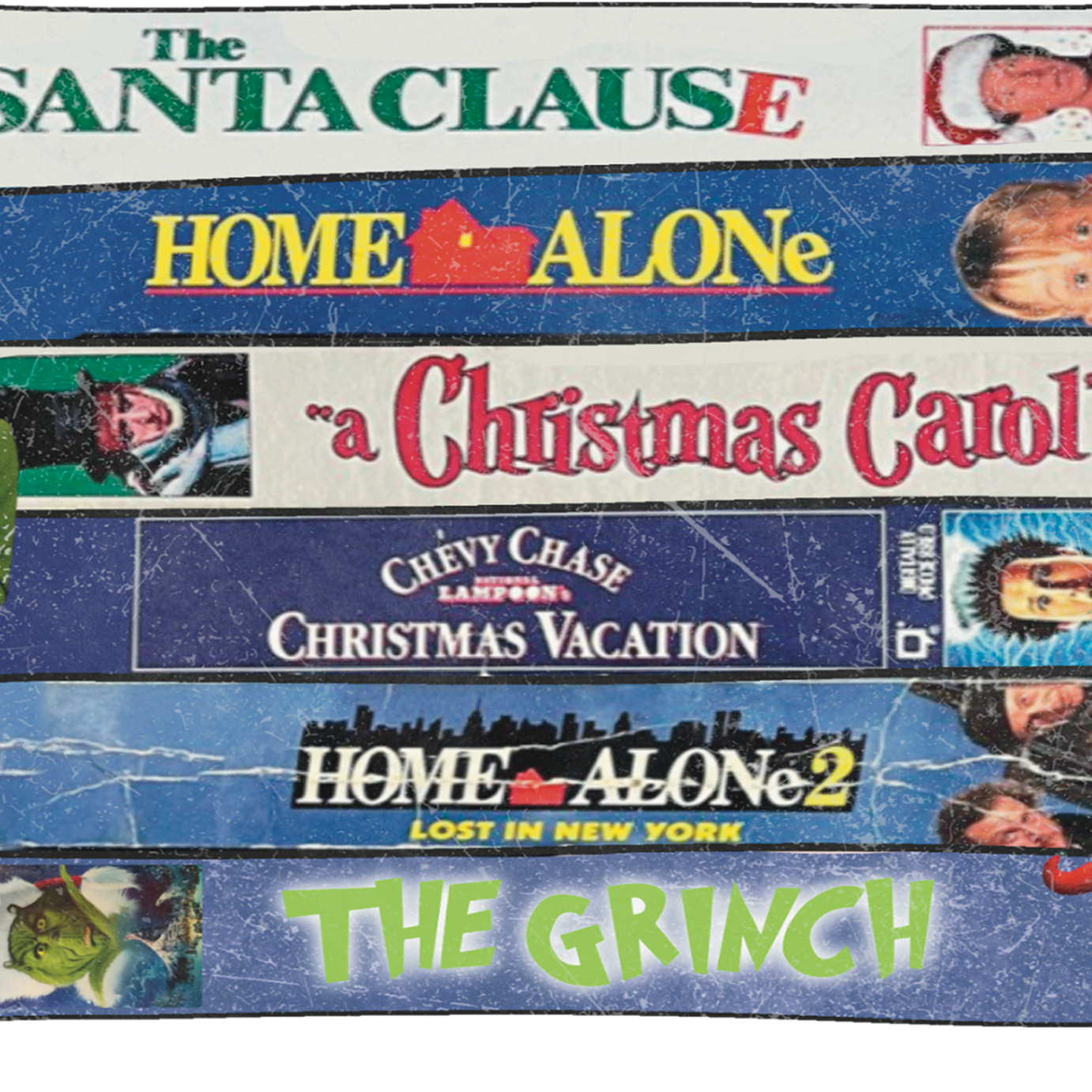 Christmas Movies Glass Cups