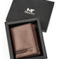 SleekCut Tri-Fold Wallet - Brown
