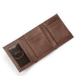SleekCut Tri-Fold Wallet - Brown