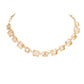 Women's Cushion Square Stone Link Evening Necklace