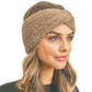 Fuzzy Twisted Headband Earwarmer Earmuff