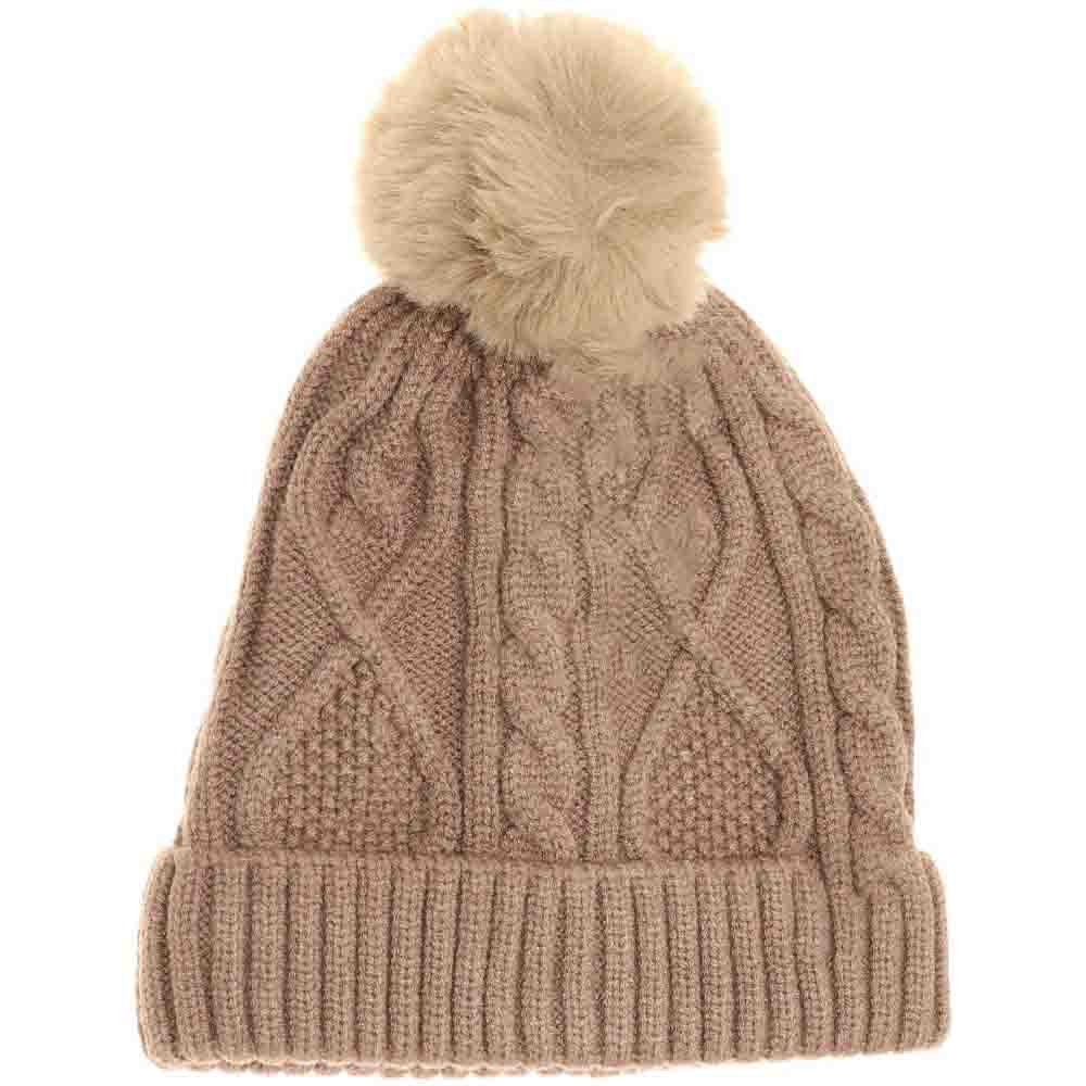 Kids Matching Fur C.C Pom
