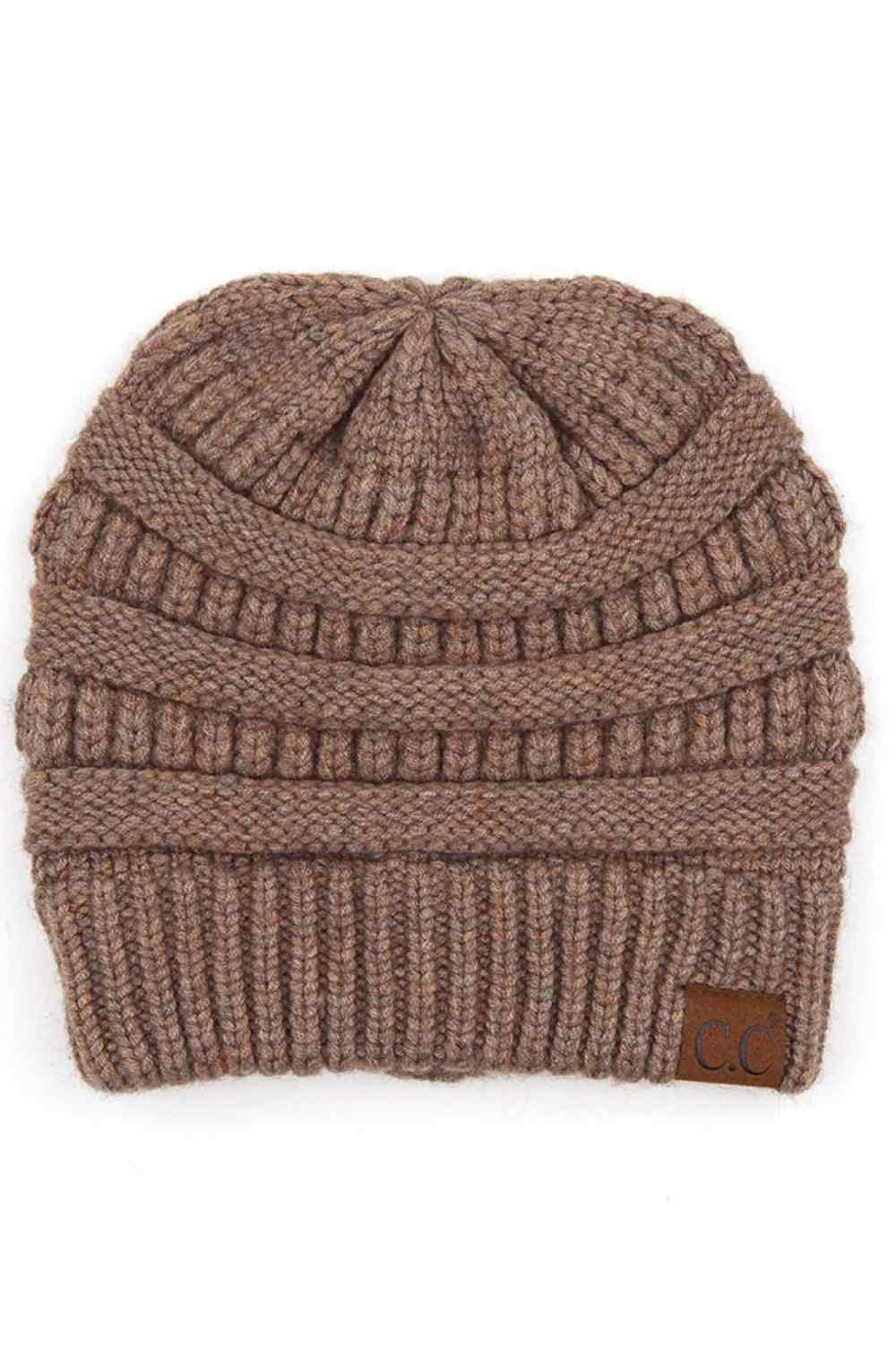 C.C Soft Yarn Knit Beanie Hat