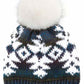 C.C Multi Yarn Aztec Beanie Hat
