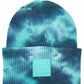 C.C Women's Tie Dye Beanie Hats With Rubber Patch