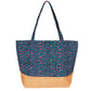 Leopard Print Jute Tote Bag