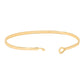 Basketball Mom Brass Thin Metal Hook Bracelet