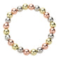 Stainless Steel Ball Beaded Stretch Bracelet