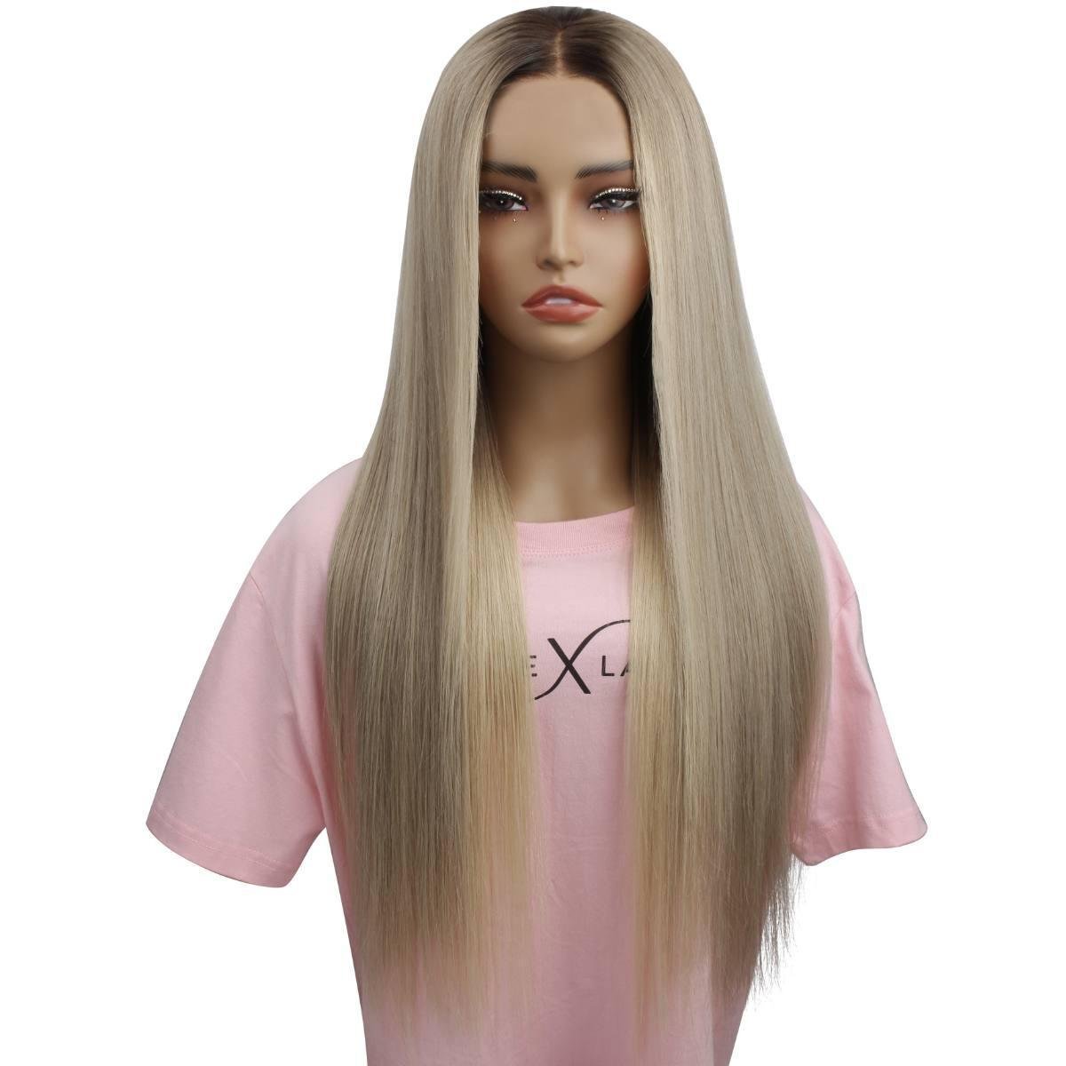 Peluca Cierre de Encaje HD 5x5 Tiffany Crudo Sin Pegamento, Coloreada Profesionalmente, Cabello 100% Humano