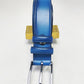 Cinturón de piel de ternera Carrucci - Azul