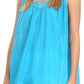 Sakkas Tyra  Sequin Embroidered Relaxed Fit Sleeveless V-Neck Top