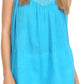 Sakkas Tyra  Sequin Embroidered Relaxed Fit Sleeveless V-Neck Top