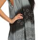 Sakkas  Lexi Embroidered two tone Sleeveless V neck Top