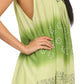 Sakkas  Lexi Embroidered two tone Sleeveless V neck Top