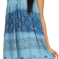 Sakkas  Lexi Embroidered two tone Sleeveless V neck Top