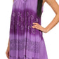 Sakkas  Lexi Embroidered two tone Sleeveless V neck Top
