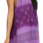 Sakkas  Lexi Embroidered two tone Sleeveless V neck Top