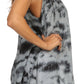 Sakkas Ashanti Embroidered Trim Picot Rayon Tie Dye Tank Top