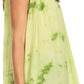 Sakkas Ashanti Embroidered Trim Picot Rayon Tie Dye Tank Top