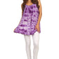 Sakkas Ashanti Embroidered Trim Picot Rayon Tie Dye Tank Top
