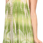 Sakkas Kalelay Long Tall Sleeveless Tie Dye Embroidered Tank Top Blouse Shirt