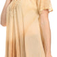 Sakkas Vilma Long Blouse With Embroidery Lace Cap Sleeves And Corset Enclosure