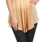 Sakkas Vilma Long Blouse With Embroidery Lace Cap Sleeves And Corset Enclosure