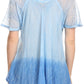 Sakkas Vilma Long Blouse With Embroidery Lace Cap Sleeves And Corset Enclosure