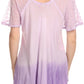Sakkas Vilma Long Blouse With Embroidery Lace Cap Sleeves And Corset Enclosure