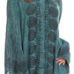 Sakkas Jayla Long Bell Sleeve Stonewashed Embroidered Top with Floral Print